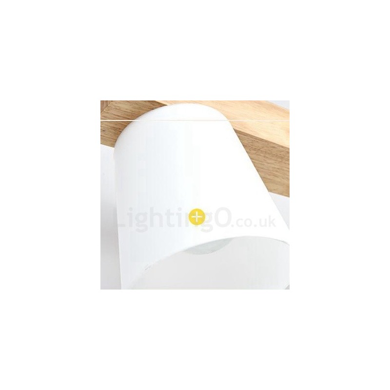 5 Light Modern kortárs fa függőlámpa