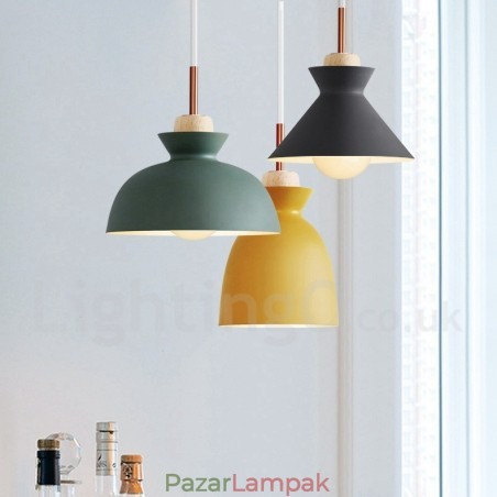 Modern kortárs fém többszínű függőlámpa Modern kortárs fém többszínű függőlámpa