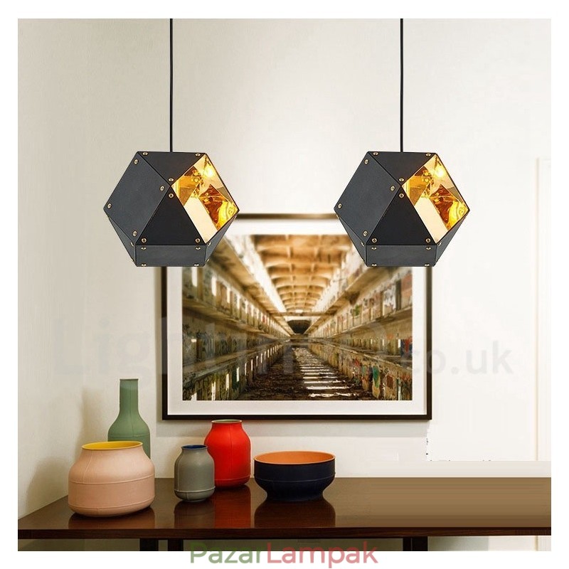 Modern, kortárs 1 fényes függőlámpa