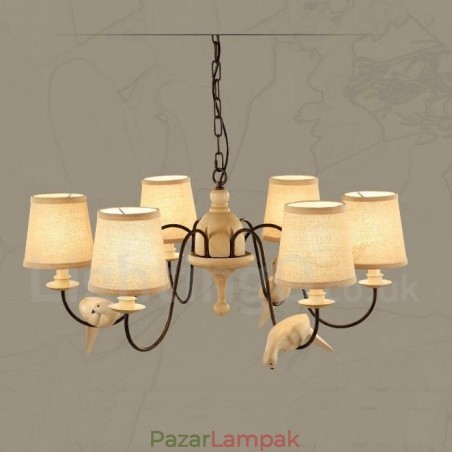 6 Light Rusztikus Lodge Vintage függőlámpa 6 Light Rusztikus Lodge Vintage függőlámpa