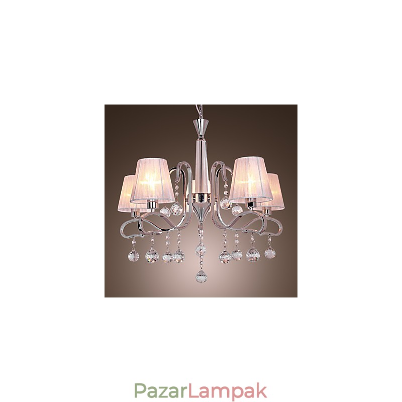 Modern kortárs kristályból galvanizált csillár