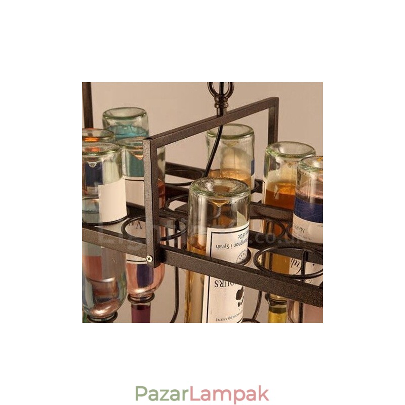 Hagyományos klasszikus fém függőlámpa