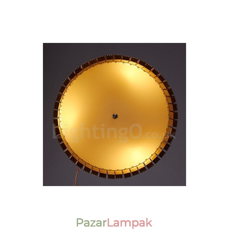 Modern, kortárs fa dob függőlámpa