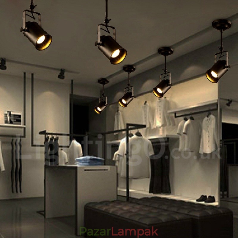 Rusztikus Lodge 1 fénypont lámpák