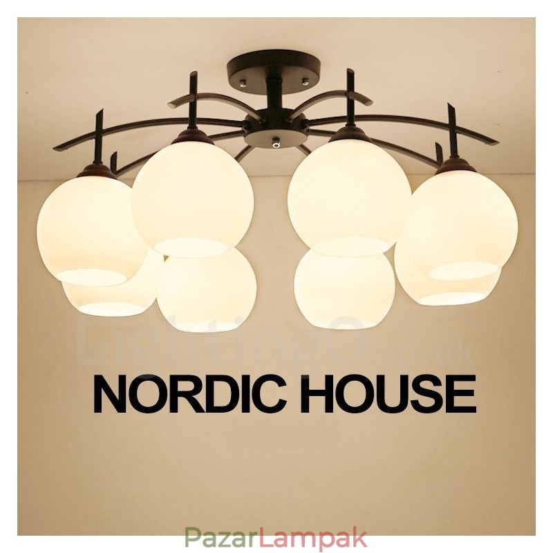 8 Light Traditional Classic integrált csillár