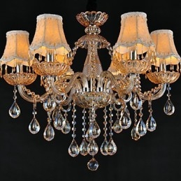 Csillár Crystal Traditional Classic Glass 6 Light