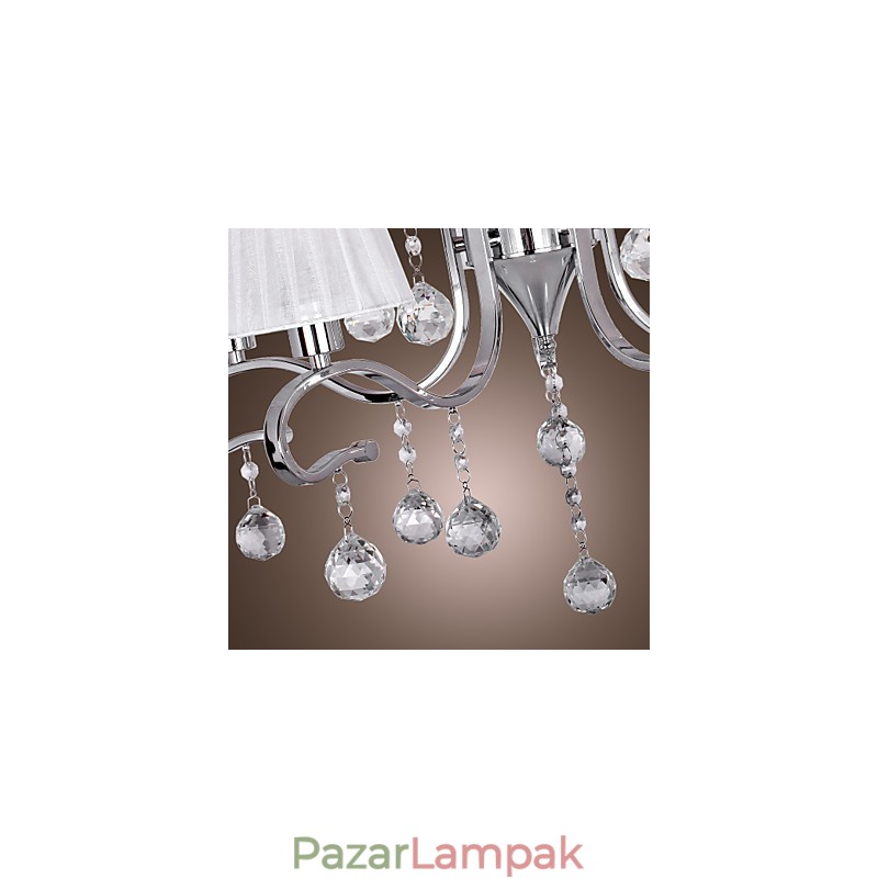 Modern kortárs kristályból galvanizált csillár