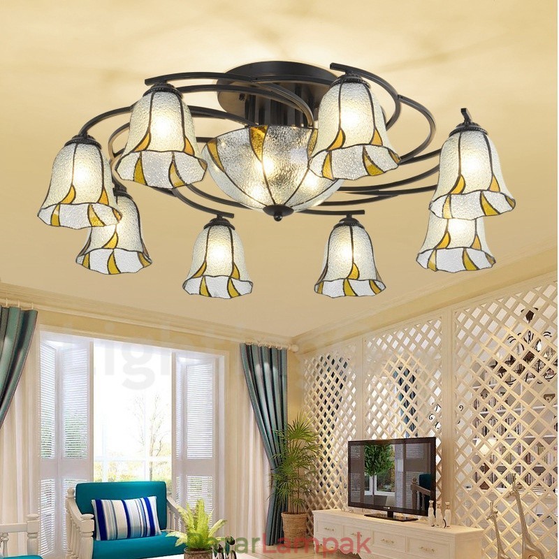 11 Könnyű mediterrán stílusú integrált fürdőcsillár