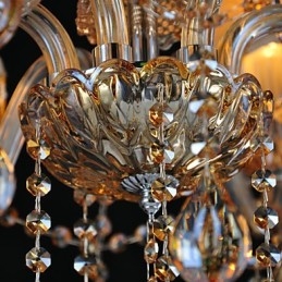 Csillár Crystal Traditional Classic Glass 6 Light