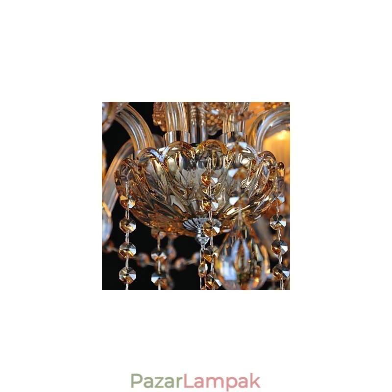 Csillár Crystal Traditional Classic Glass 6 Light