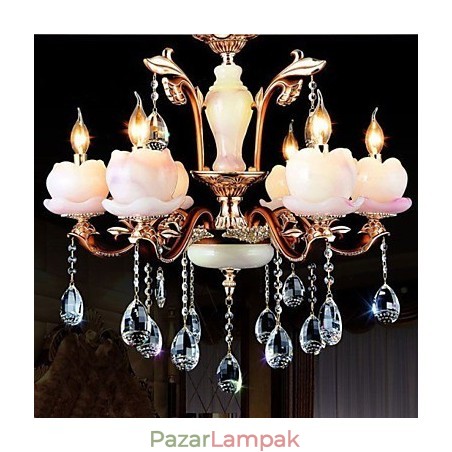 Európai stílusú luxus cink ötvözet jade kristály medál Európai stílusú luxus cink ötvözet jade kristály medál