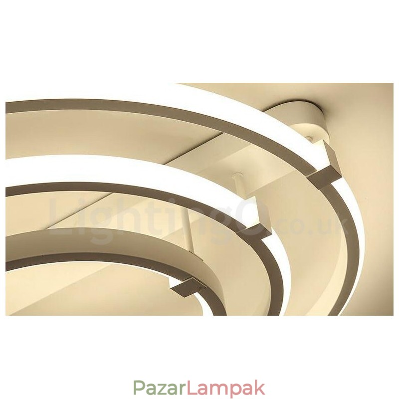 3 gyűrűs modern kortárs csillár