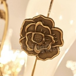 6 Light Traditional Classic integrált fém csillár