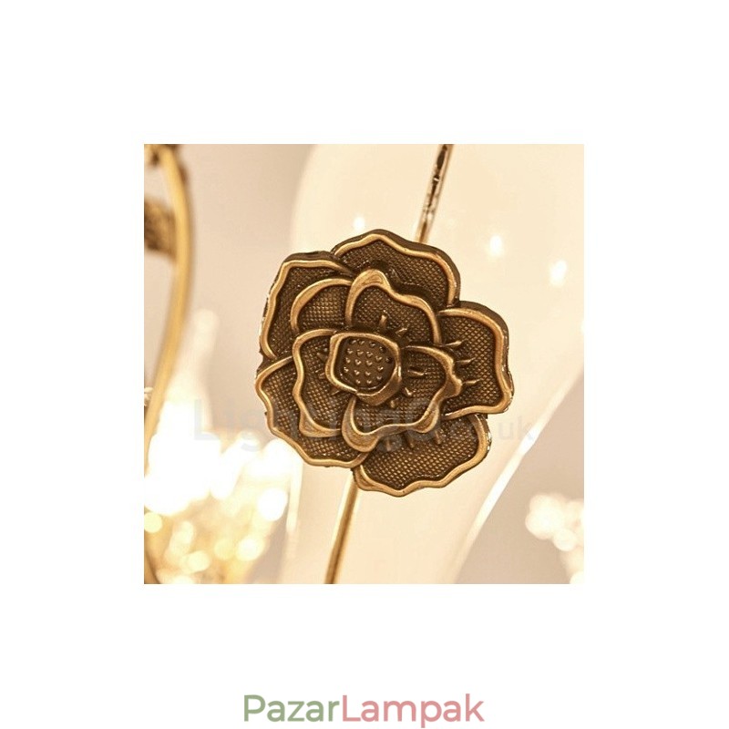 6 Light Traditional Classic integrált fém csillár