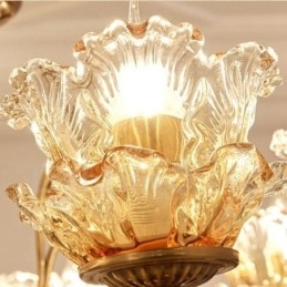 6 Light Traditional Classic integrált fém csillár