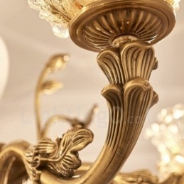 6 Light Traditional Classic integrált fém csillár