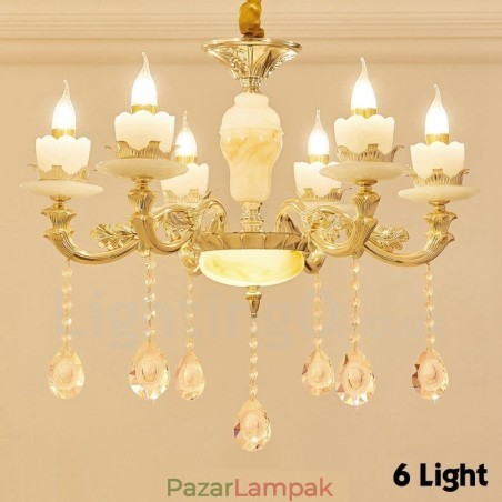 6 Light Traditional Classic integrált fém csillár 6 Light Traditional Classic integrált fém csillár