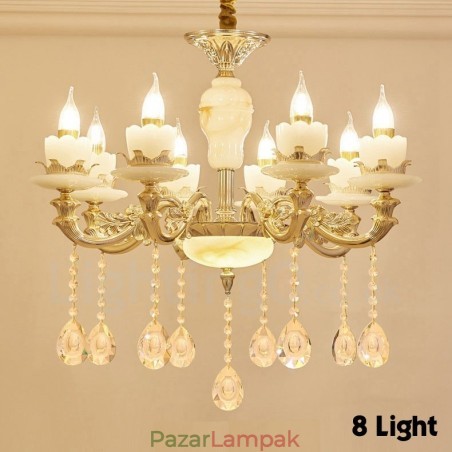 8 Light Traditional Classic integrált fém csillár 8 Light Traditional Classic integrált fém csillár