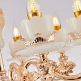 8 Light Traditional Classic integrált fém csillár