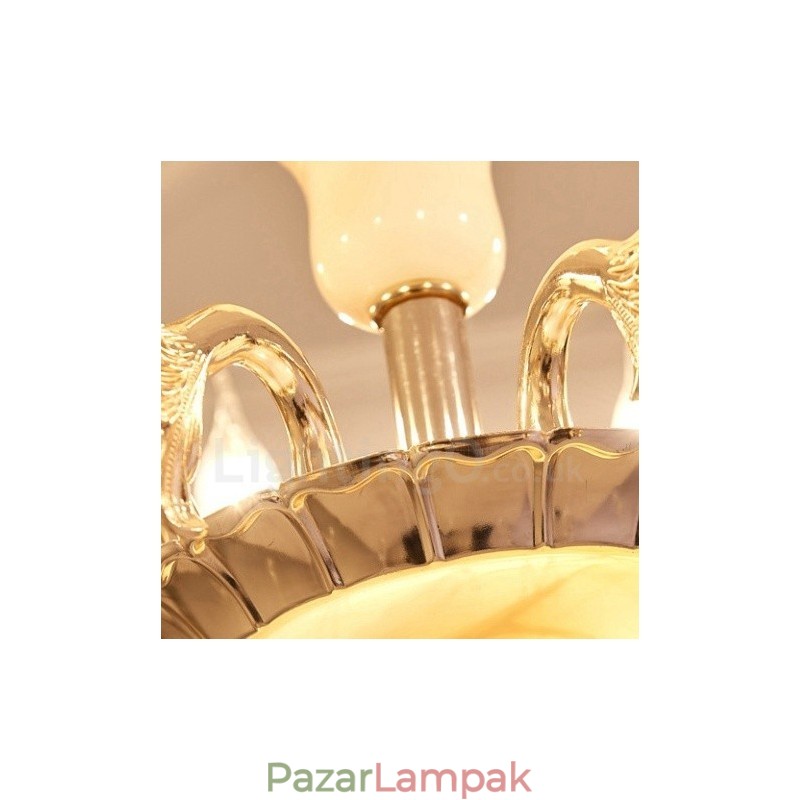 15 Light Traditional Classic integrált fém csillár