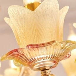 6 Light Traditional Classic integrált fém csillár