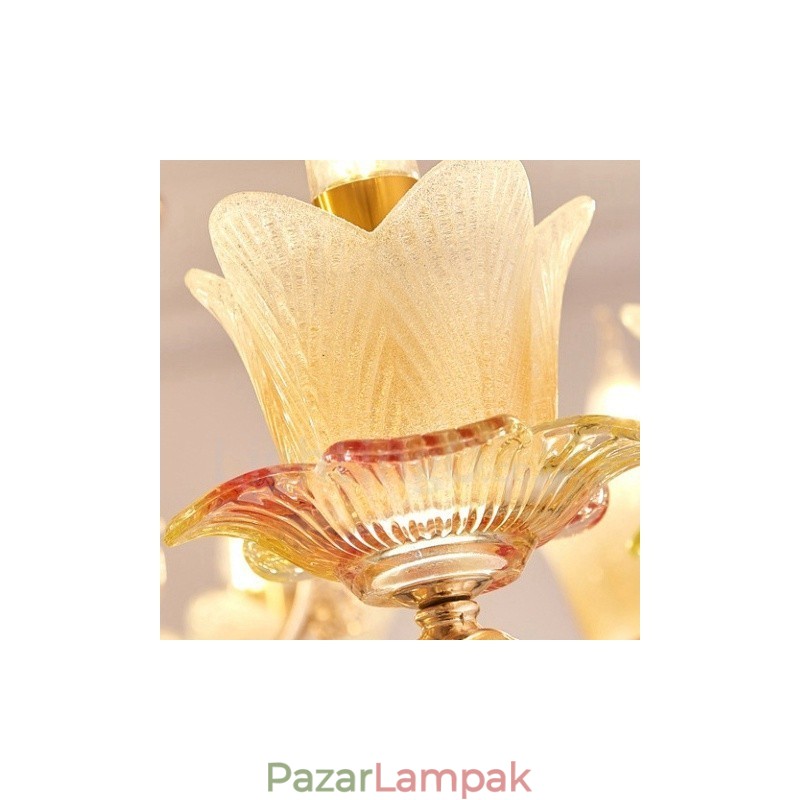 6 Light Traditional Classic integrált fém csillár