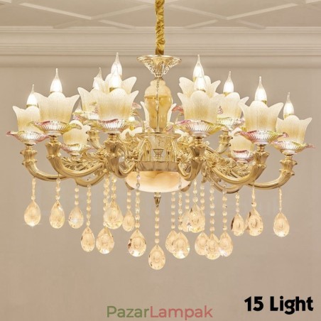 15 Light Traditional Classic integrált fém csillár 15 Light Traditional Classic integrált fém csillár