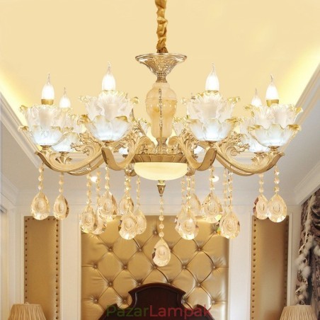 8 Light Traditional Classic integrált fém csillár 8 Light Traditional Classic integrált fém csillár