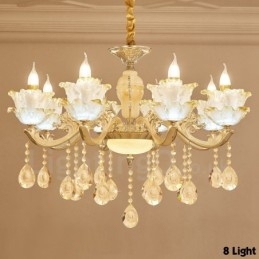 8 Light Traditional Classic integrált fém csillár
