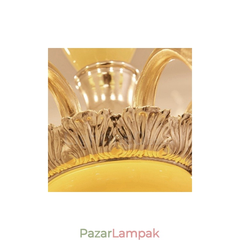 6 könnyű, hagyományos klasszikus integrált fém luxuscsillár