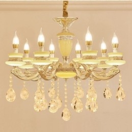 8 Light Traditional Classic integrált fém csillár