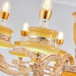 8 Light Traditional Classic integrált fém csillár