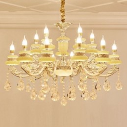 15 Light Traditional Classic integrált fém csillár