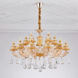 15 Light Traditional Classic integrált fém csillár