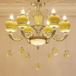6 Light Traditional Classic integrált fém csillár