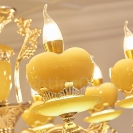 8 Light Traditional Classic integrált fém csillár