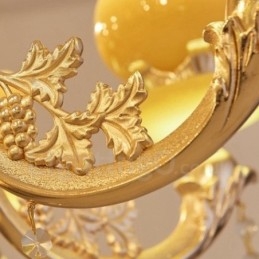 8 Light Traditional Classic integrált fém csillár