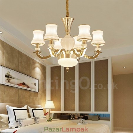 6 Light Traditional Classic integrált fém luxus gyertyacsillár 6 Light Traditional Classic integrált fém luxus gyertyacsillár