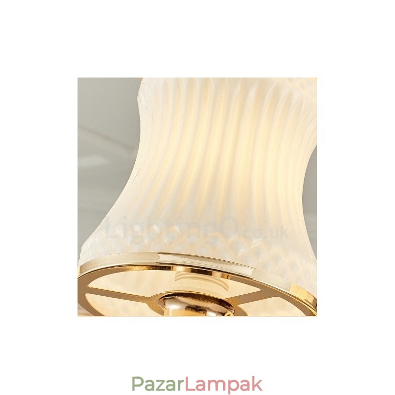 6 Light Traditional Classic integrált fém luxus gyertyacsillár