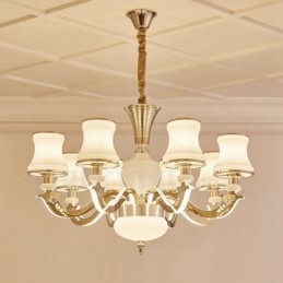 8 Light Traditional Classic integrált fém csillár