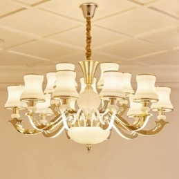 15 Light Traditional Classic integrált fém csillár