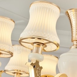 15 Light Traditional Classic integrált fém csillár