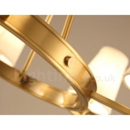 3 Világos rusztikus Lodge integrált fém réz csillár