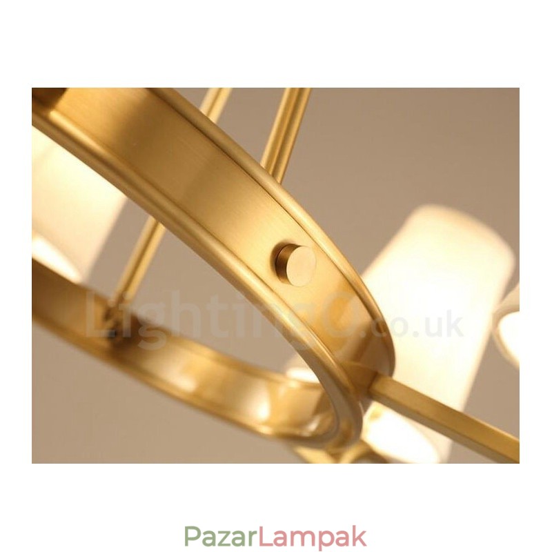 3 Világos rusztikus Lodge integrált fém réz csillár