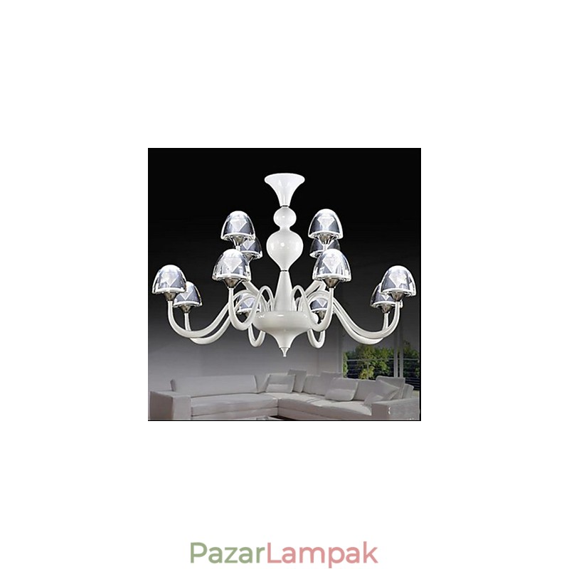 Modern minimalista kreatív kristály gombás medál 8+4