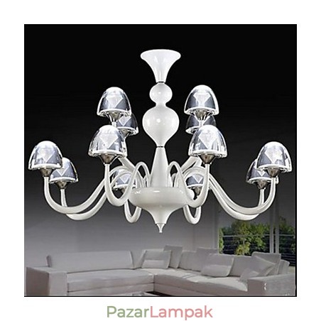 Modern minimalista kreatív kristály gombás medál 8+4