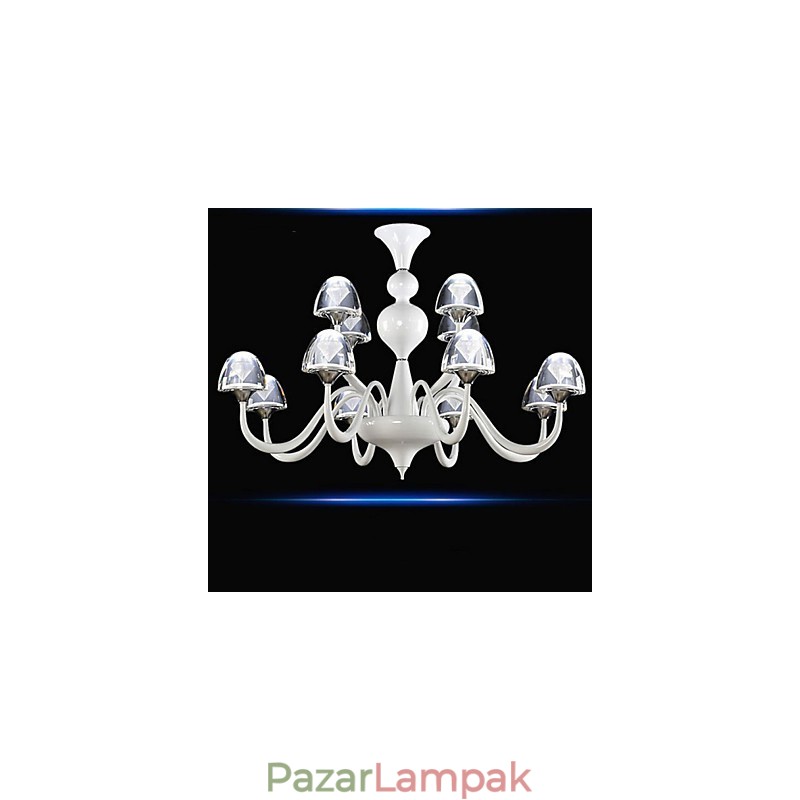 Modern minimalista kreatív kristály gombás medál 8+4