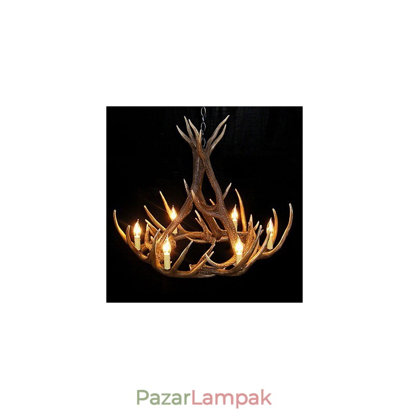 Retro Egyéb Resin Chandelier