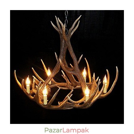 Retro Egyéb Resin Chandelier Retro Egyéb Resin Chandelier