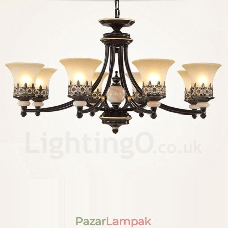 8 Light Traditional Classic integrált fém csillár 8 Light Traditional Classic integrált fém csillár